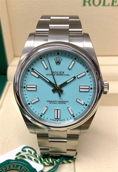 rolex perpetual oyster tiffany|Rolex Oyster Perpetual 41 price.